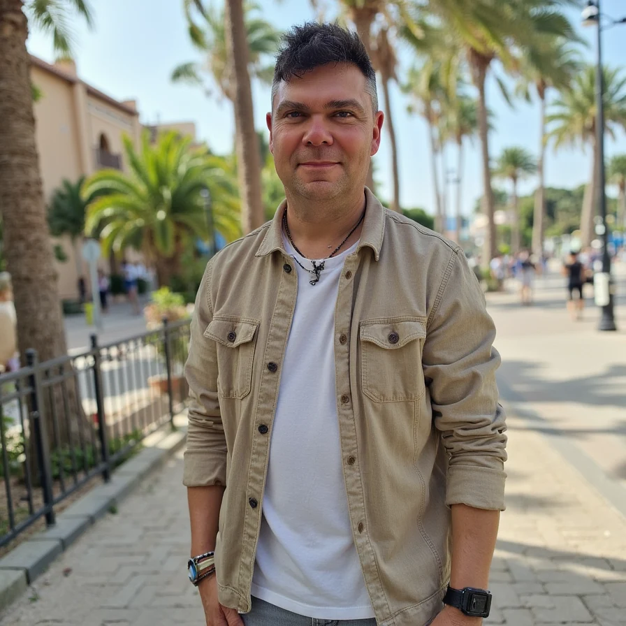 Retrato de Roman, creador de SAGA TV